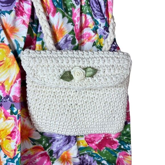 Vintage Sophist’s Regalia Flower Print Dress and Purse - Picture 4 of 9